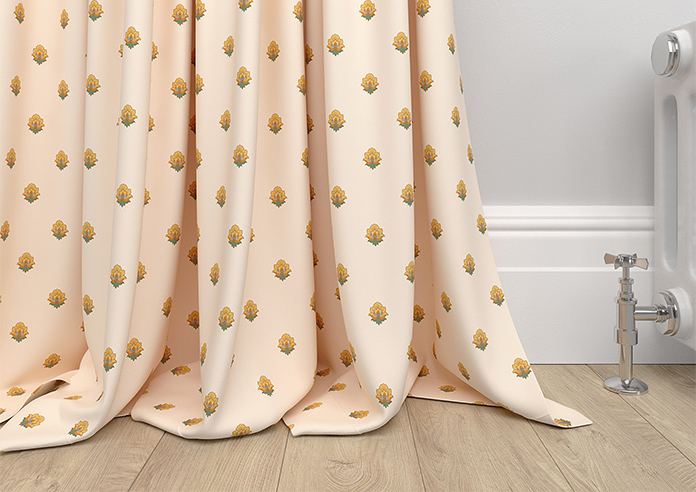 Petal & Block Nitara Spot, Marigold - Made to Measure Curtains - Image 6